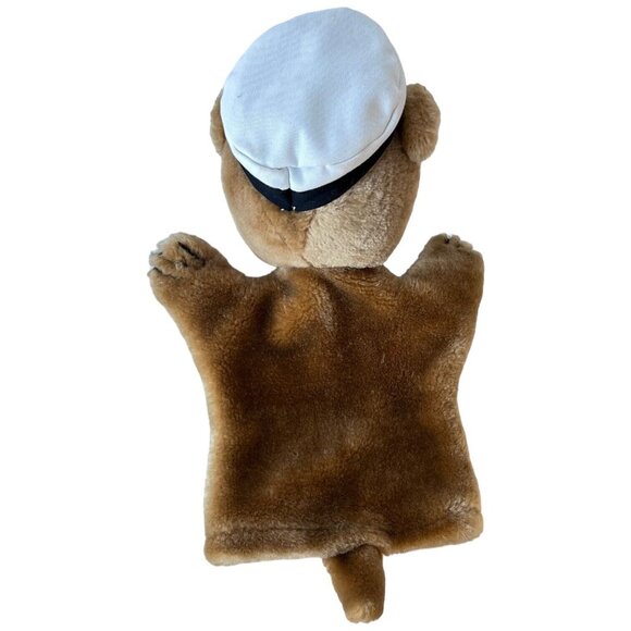 1979 Captain Joshua Bear Hand Puppet A A Happiness Brown Plush June Dutton VTG - Picture 3 of 6